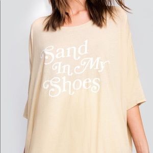 Wildfox Sand In My Shoes Sunny Morning Beach Tee